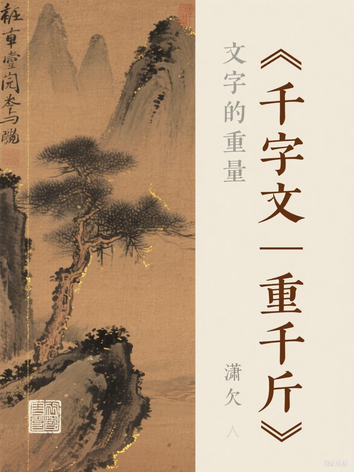 千字文:重千斤